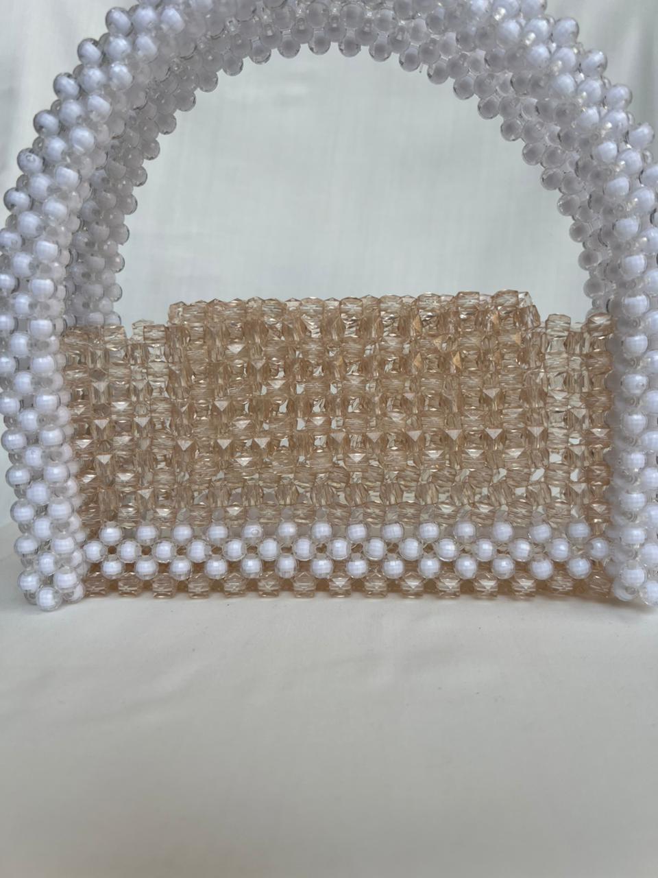 Pearl Beaded Handbag for Women