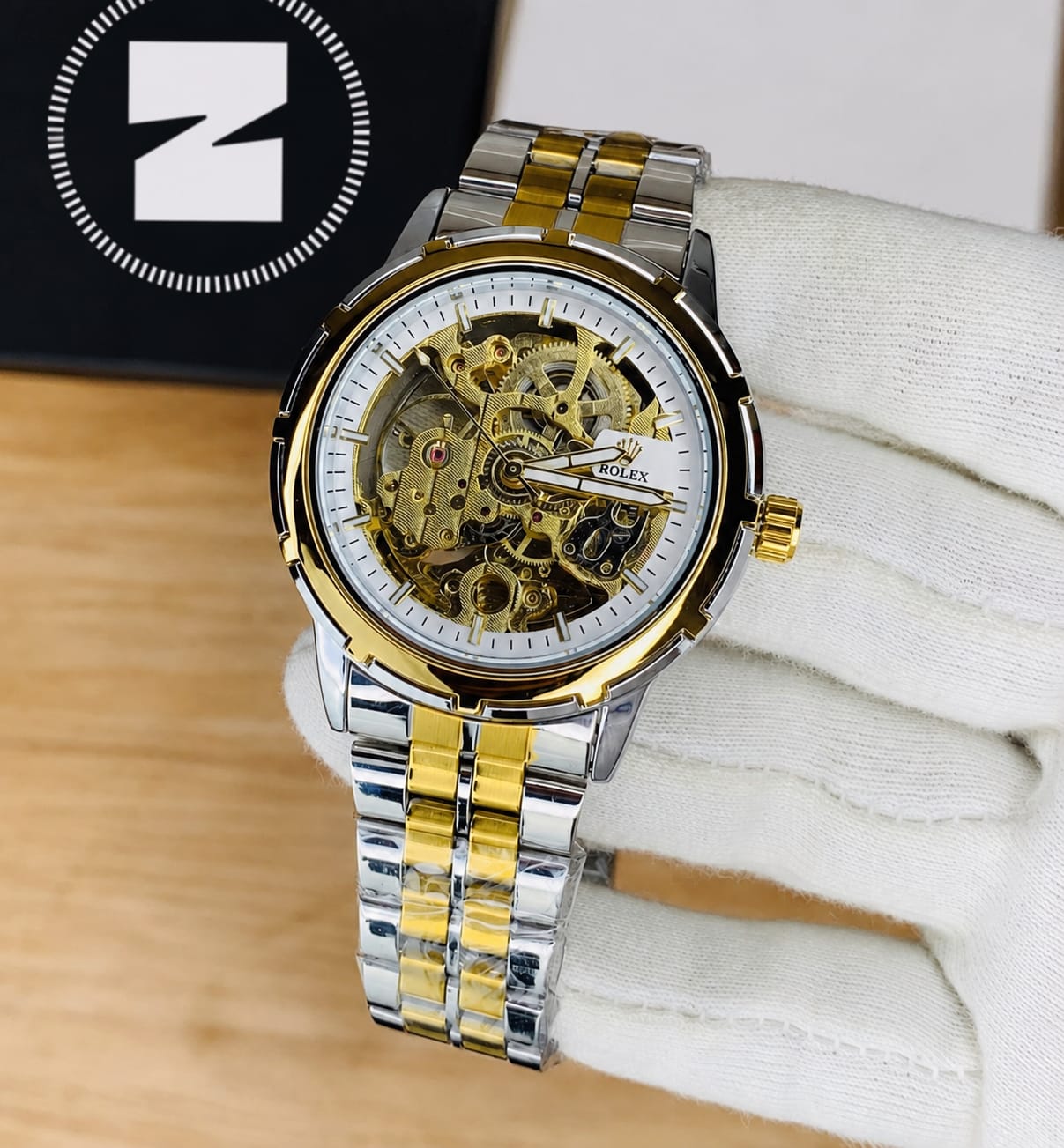 Rolex Seleton Automatic Watch-Zayrm