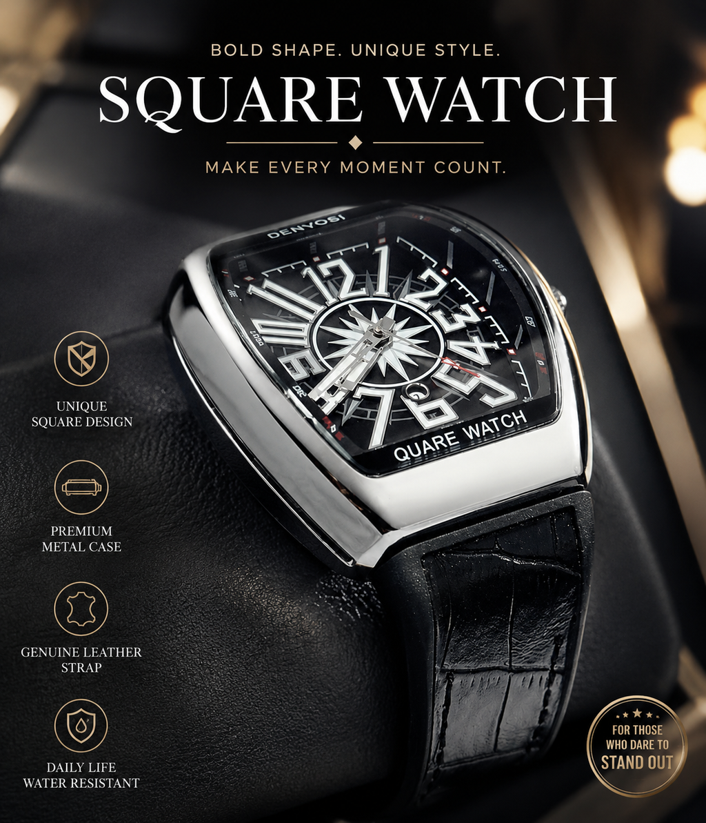 DENVOSI QUARE MEN WATCH
