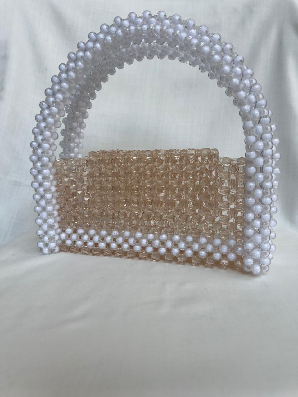 Pearl Beaded Handbag for Women