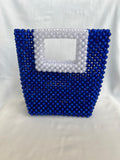 Square Shape Beaded Bag For Womens