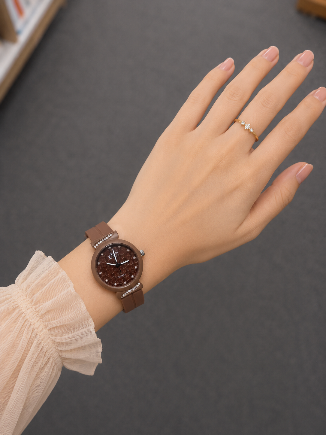 Crystal Bloom Watch For Girls