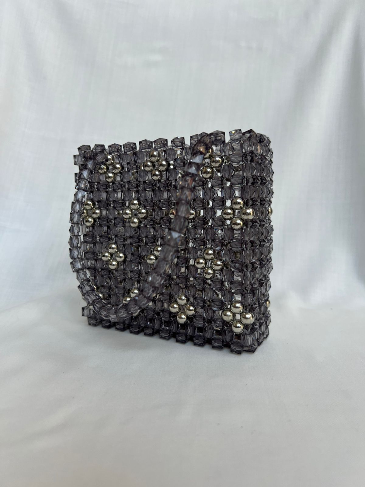 Flower Beaded Bag For Women